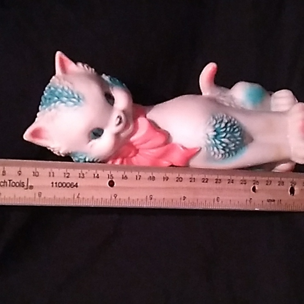 Vintage Sun Rubber Company Ruth Newton Kitschy Kitty Cat Rubber Squeak Toy (B5) - Picture 9 of 11